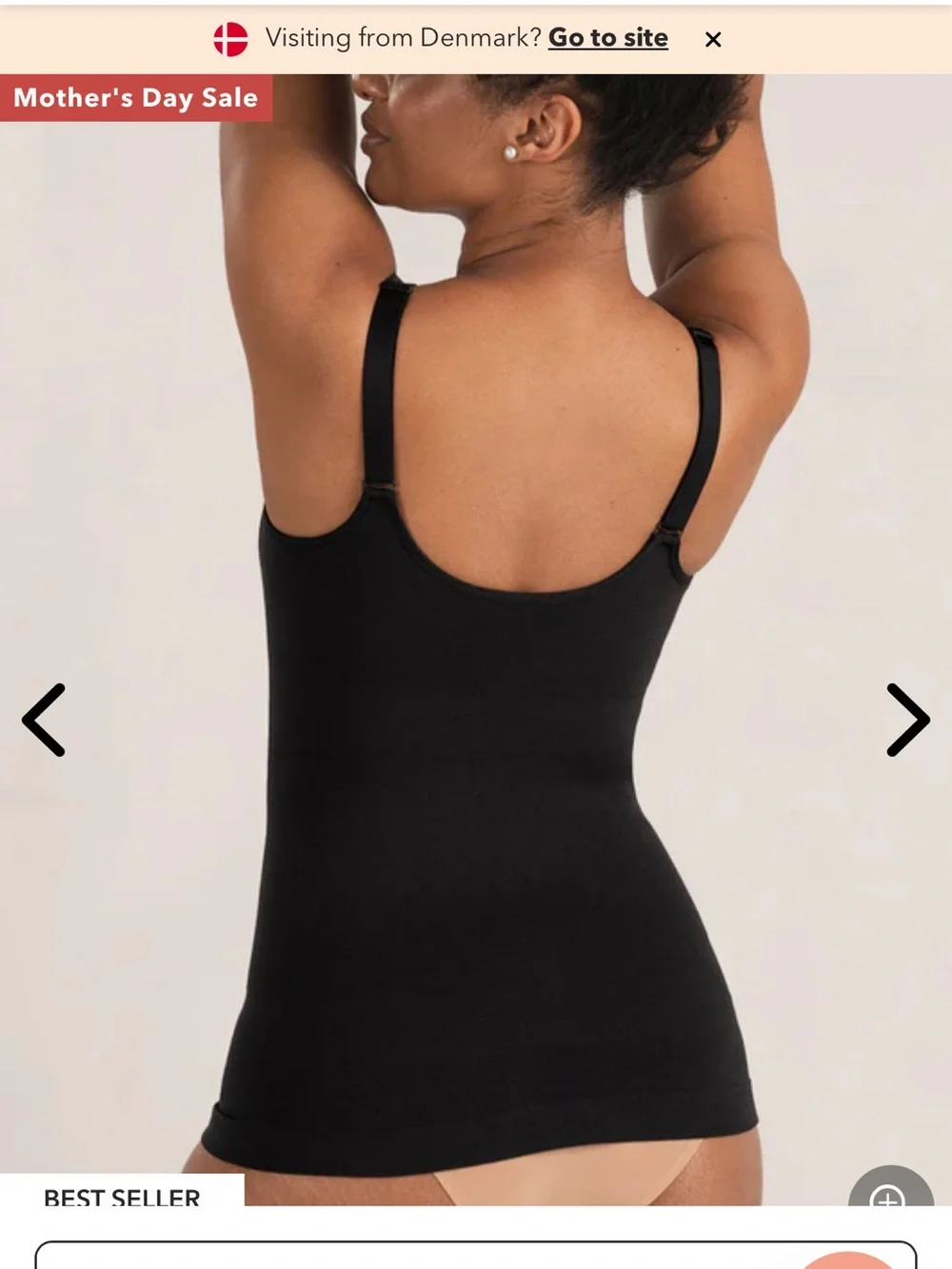 Black Seamless Comfort Cami with built in bra. Brand new with tags, size XL - Picture 4 of 14